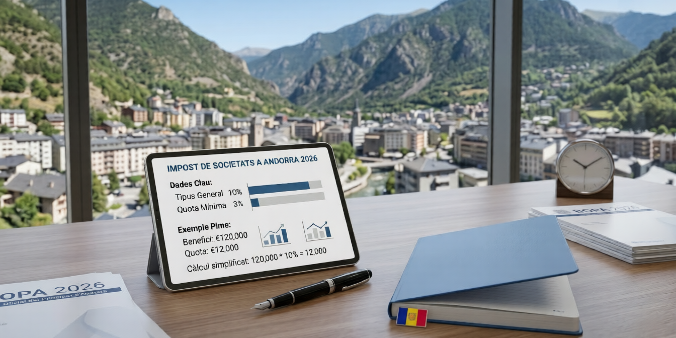 Impost de societats a Andorra 2026